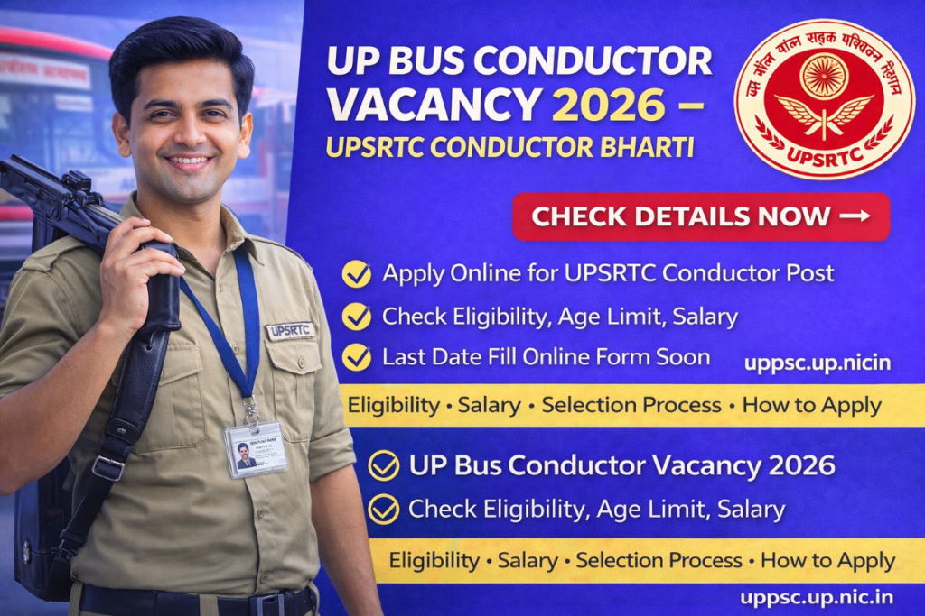 UP Bus Conductor Vacancy 2026